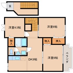 長柄駅 徒歩5分 2階の物件間取画像